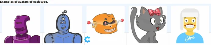 Examples of avatars of each type.webp