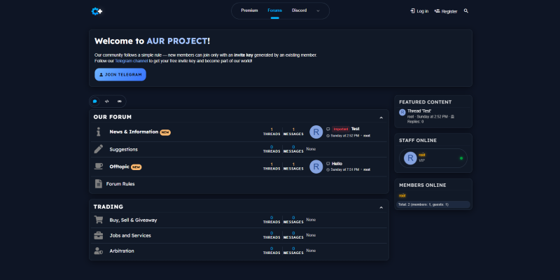 AUR PROJECT Cover image